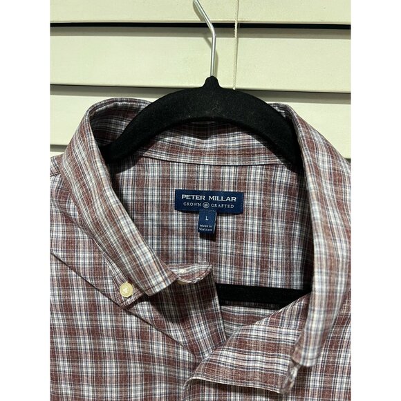 Peter Millar Crown Crafted Long Sleeve Button Up Shirt - Size - L - Picture 2 of 3